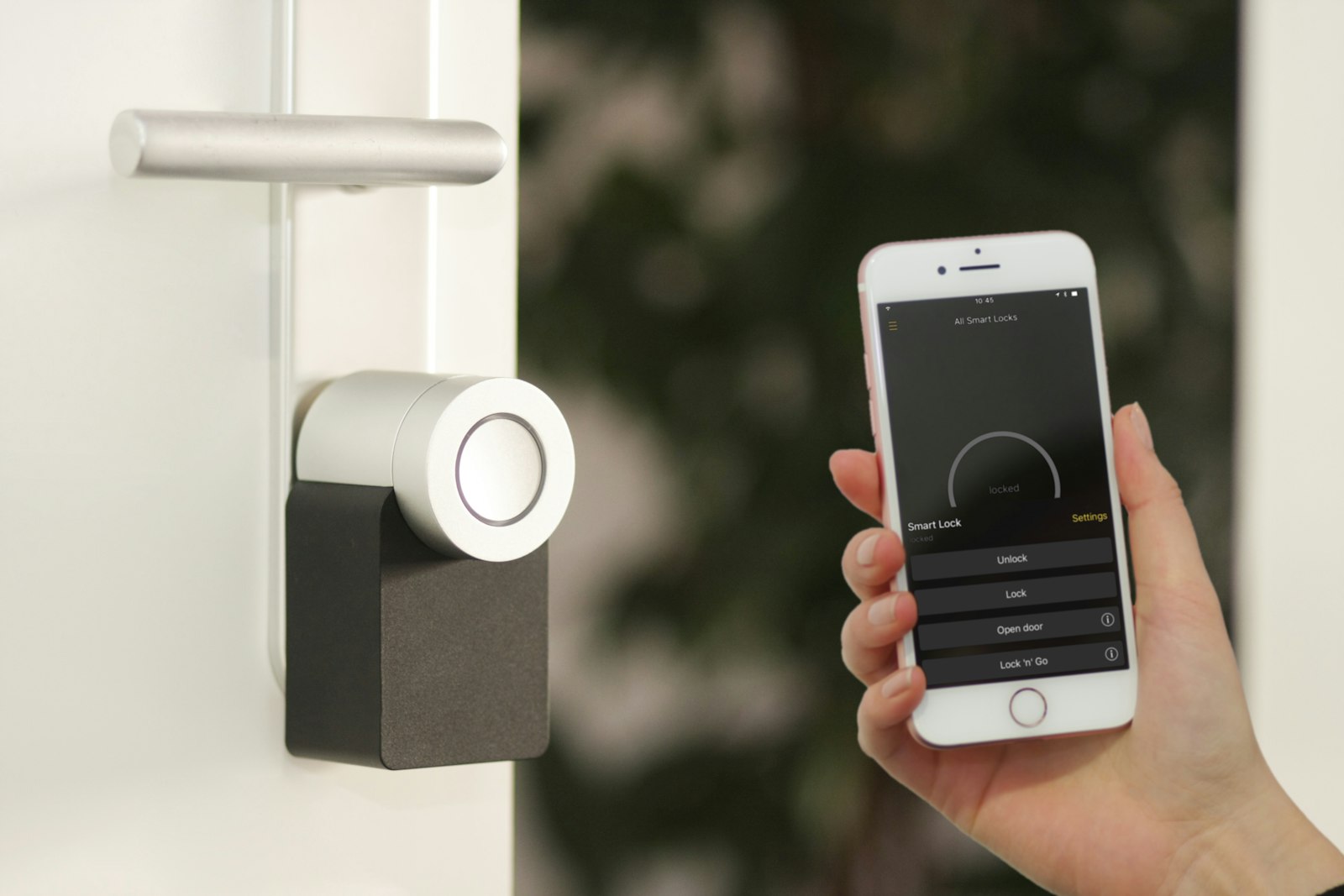 Smart home control panel in a Chennai living room